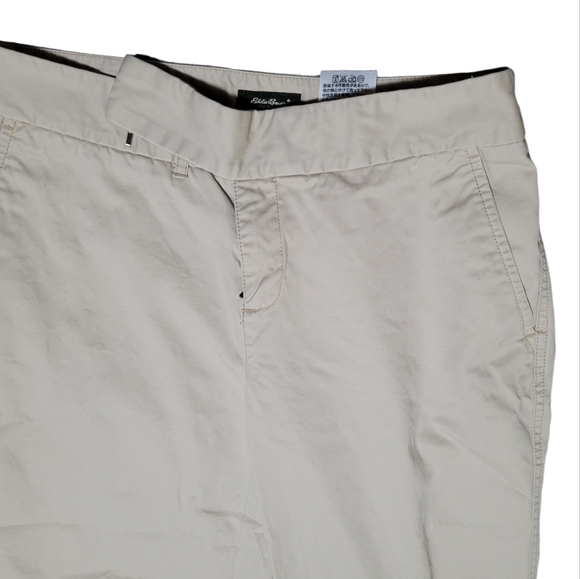 Eddie Bauer Vashion Fit‎ Khaki Cotton Capris, size 6 - Picture 5 of 9